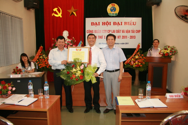 Đại hội Công đoàn CTCP Lai dắt và Vận tải Cảng Hải Phòng lần thứ nhất (nhiệm kỳ 2011-2013)